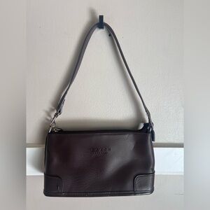 Coach Dark Brown Leather Handbag